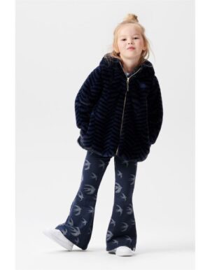 Noppies meisjes winterjas Nurren blauw - Afbeelding 2