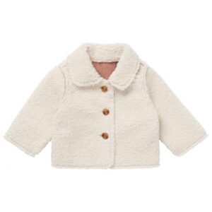 Noppies baby winterjas Lucena off-white-bruin - Afbeelding 2