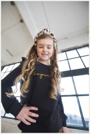 Moodstreet meisjes sweater M208-5343 zwart - Afbeelding 3