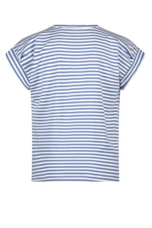Nono meisjes t-shirt N302-5405 streep blauw