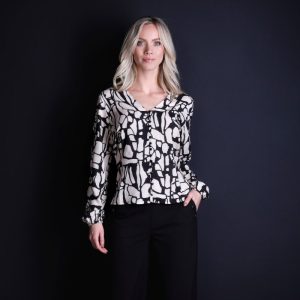 Sophia Perla dames blouse Bhodi print