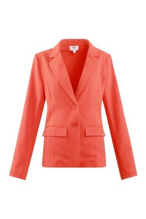 C&S dames blazer oranje 24VQH15-315