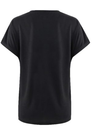 C&S dames t-shirt Iske zwart 24VQH08-001