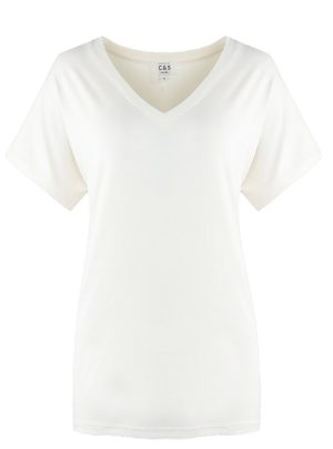 C&S dames t-shirt Iske off-white 24VQH08-011