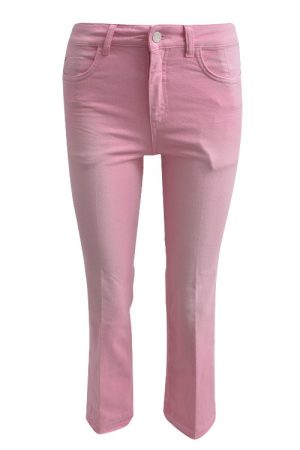 Milano Italy dames flared jeans roze