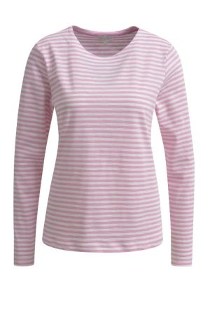 Milano Italy dames longsleeve roze streep