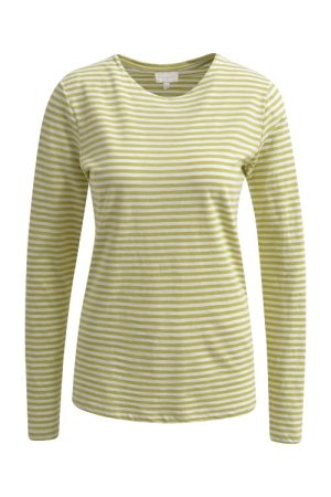 Milano Italy dames longsleeve streep lime