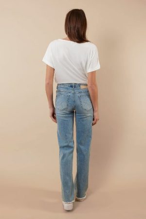 C&S dames jeans Almira blauw - Afbeelding 3