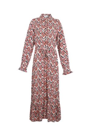 C&S dames maxi jurk Aislinn multicolor - Afbeelding 3