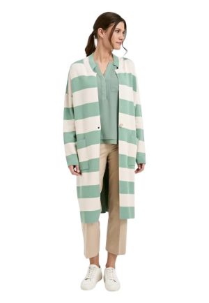 Milano Italy dames vest sage print - Afbeelding 2