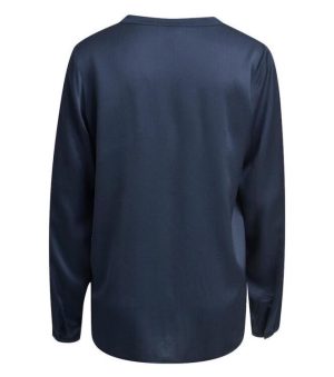 Milano Italy dames blouse 43-6976-3061 blauw - Afbeelding 3