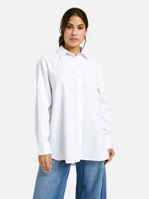 Milano Italy dames blouse wit - Afbeelding 4
