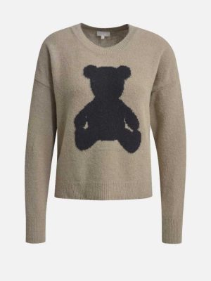 Milano Italy teddy trui bruin 