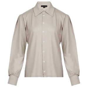 Mila Sarvé blouse Isabella zand