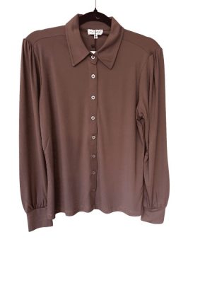 Mila Sarvé blouse Isabella bruin