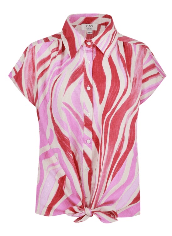 C&S dames blouse Puerto Rico roze