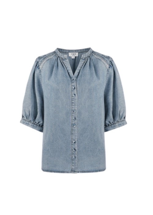 C&S dames blouse Monterosso denim
