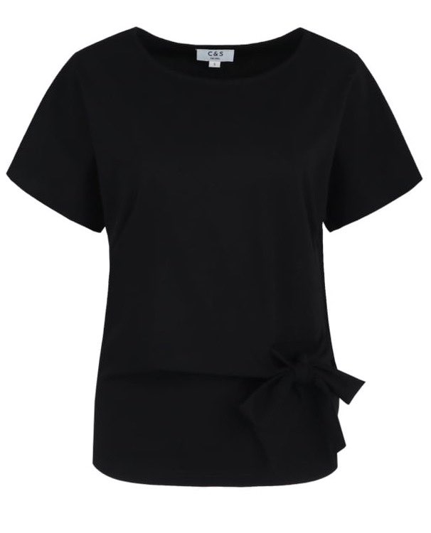 C&S dames top Lugo zwart - Afbeelding 2