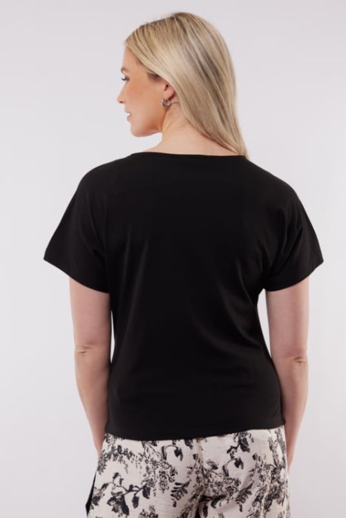 C&S dames top Lugo zwart