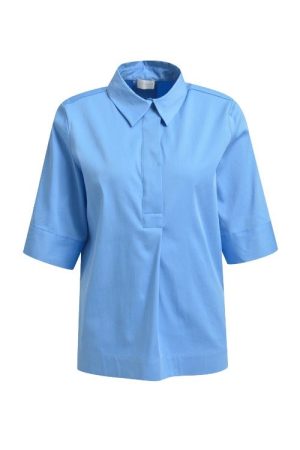 Milano Italy dames blouse blauw