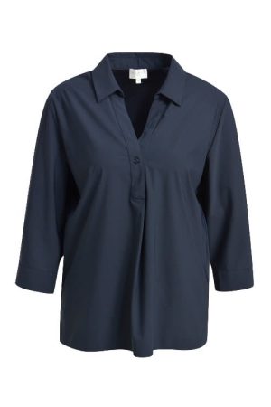Milano Italy dames blouse blauw