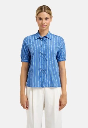 Milano Italy dames blouse streep