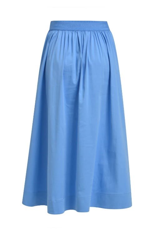Milano Italy dames mide rok blauw