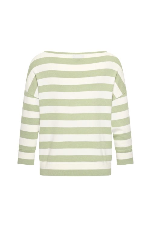 Zilch dames top batsleeve two tone jungle