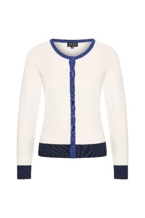 Zilch dames vest off-white multi