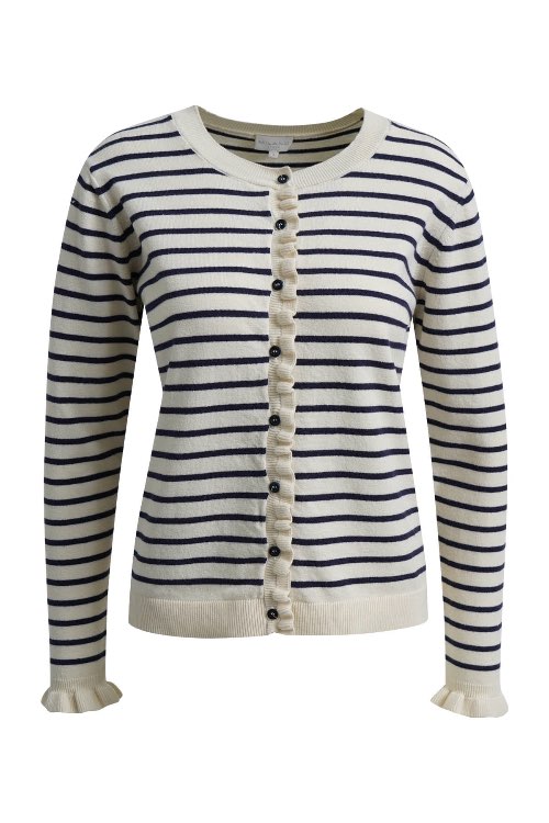 Milano Italy vest blauw streep